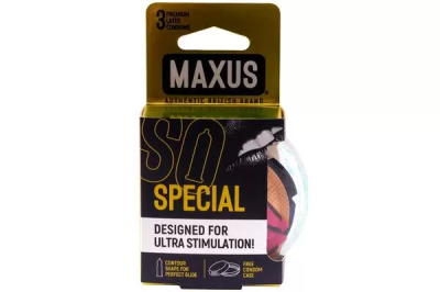 Презервативы MAXUS AIR Special точечно-ребристые 3 шт